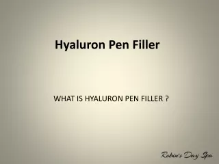 Hyaluron Pen Filler