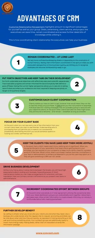 advantages of crm