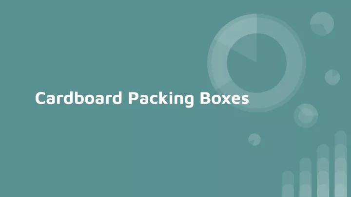 cardboard packing boxes