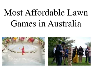 Most Affordable Lawn Games in Australia