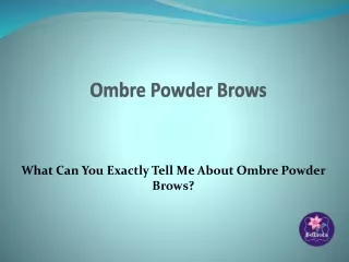 Ombre Powder Brows