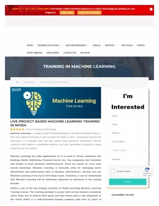best-machine-learning-training | KVCH