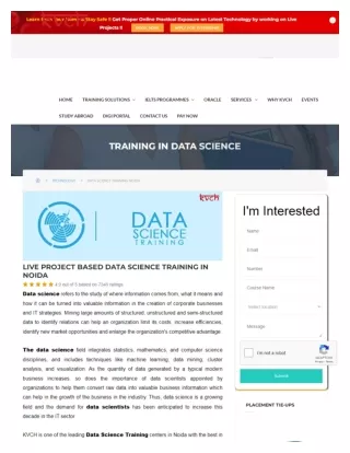 best-data-science-training | KVCH