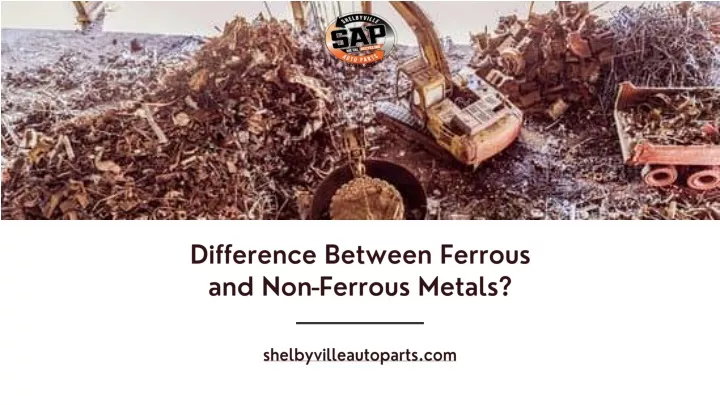 difference between ferrous and non ferrous metals