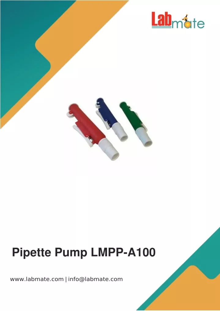 pipette pump lmpp a100