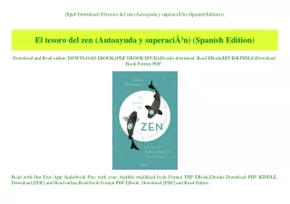 (Epub Download) El tesoro del zen (Autoayuda y superaciÃƒÂ³n) (Spanish Edition) (E.B.O.O.K. DOWNLOAD^