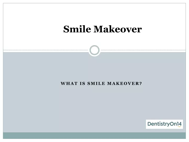 smile makeover