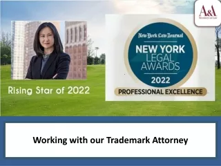 Working with our Trademark Attorney