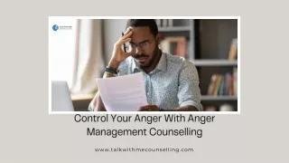 Control Your Anger With Anger Management Counselling