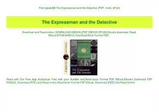 Free [epub]$$ The Expressman and the Detective [PDF  mobi  ePub]