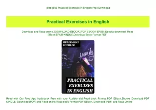 textbook practical exercises in english free