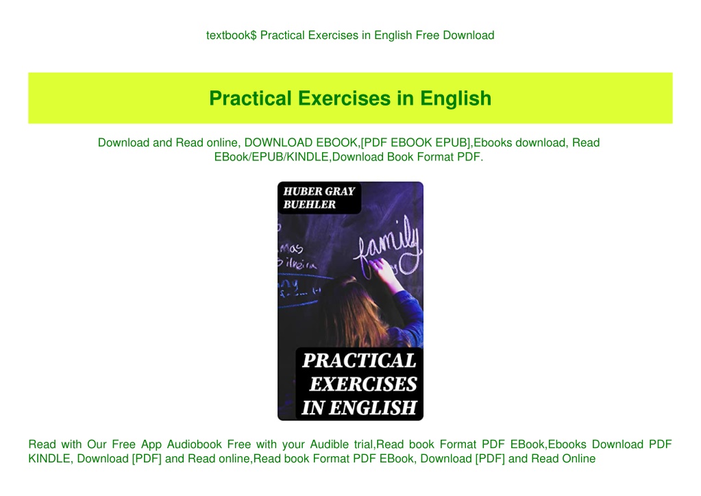 PPT - textbook$ Practical Exercises in English Free Download PowerPoint ...