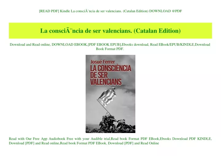 read pdf kindle la consci ncia de ser valencians