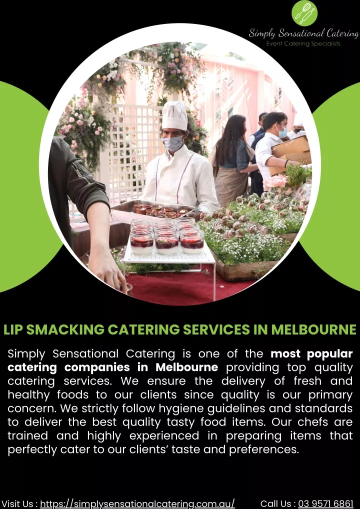 lip smacking catering services in melbourne