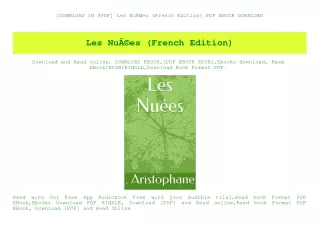 [DOWNLOAD IN @PDF] Les NuÃƒÂ©es (French Edition) PDF EBOOK DOWNLOAD