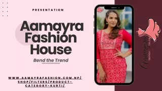 Kurti - Aamayra Fashion House