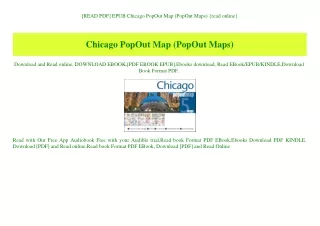 read pdf epub chicago popout map popout maps read