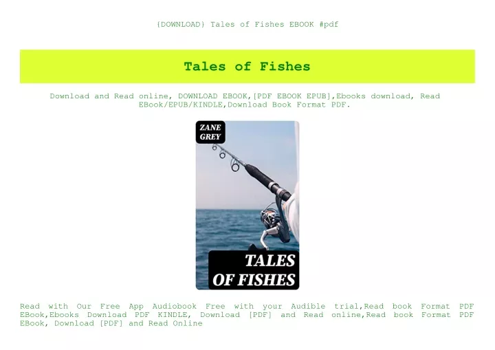 download tales of fishes ebook pdf