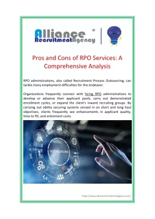 pros and cons of rpo services a comprehensive