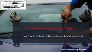 Car Window Replacement Oakland