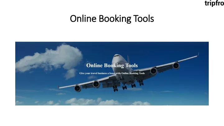 online booking tools