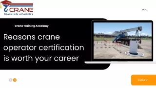 Reasons Crane Operator Certification is Worth Your Career