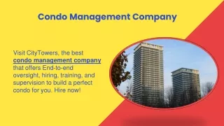 Condo Management Company