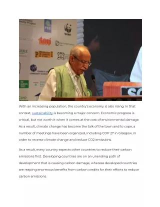 Why nothing is happening regarding climate change- Pradip Burman