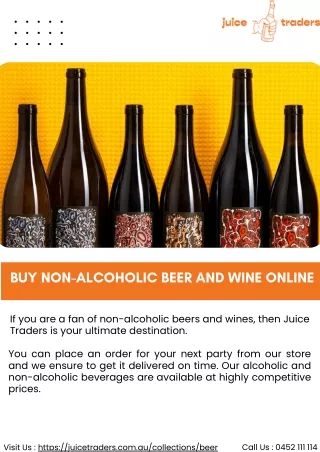 Buy Non-Alcoholic Beer and Wine Online