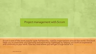 Project management with Scrum