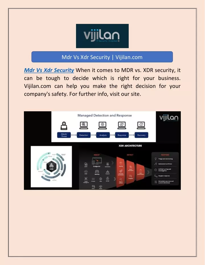 mdr vs xdr security vijilan com