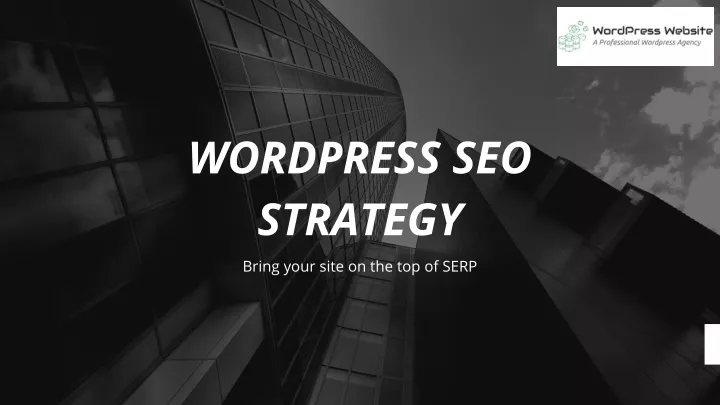 wordpress seo strategy bring your site