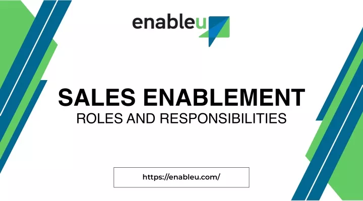 sales enablement roles and responsibilities
