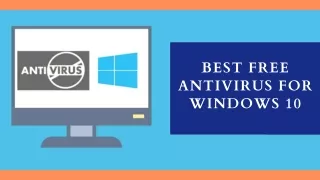 Best free antivirus for windows 10