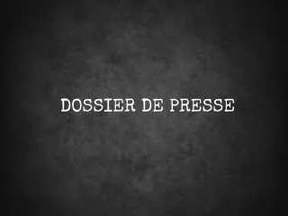 dossier de presse