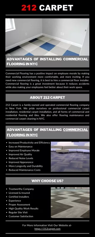 advantages of installing commercial flooring