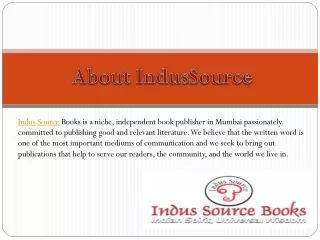about indussource