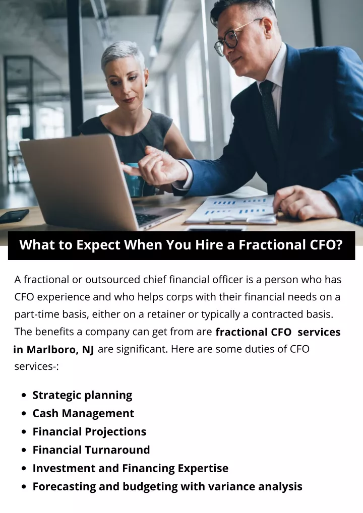 what to expect when you hire a fractional cfo