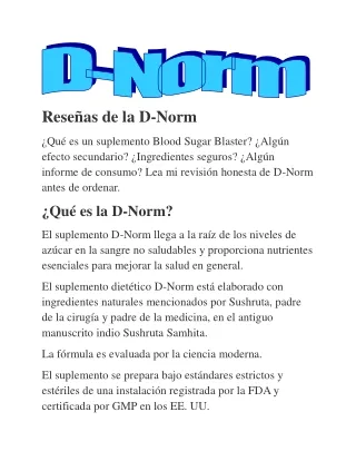 rese as de la d norm