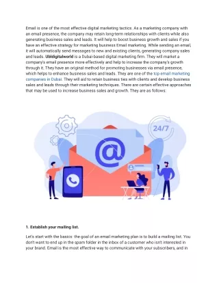 The Best Email Marketing Technology.