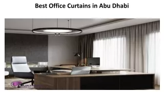 best office curtains in abu dhabi