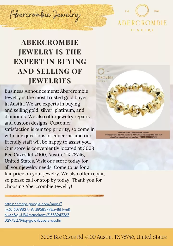 abercrombie jewelry