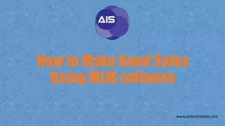 How to Make Good Sales Using MLM software