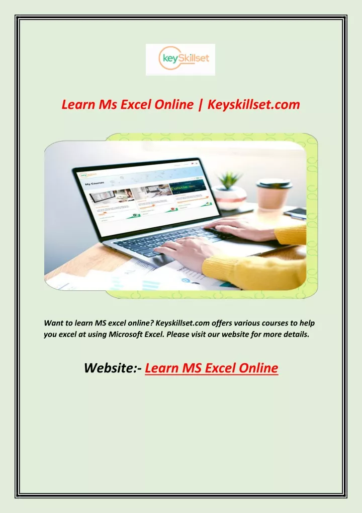 ppt-learn-ms-excel-online-keyskillset-powerpoint-presentation-free