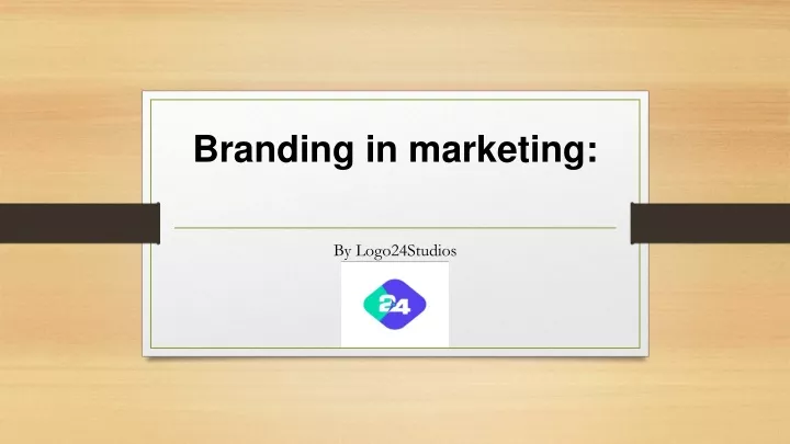 branding in marketing