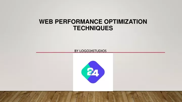 web performance optimization techniques
