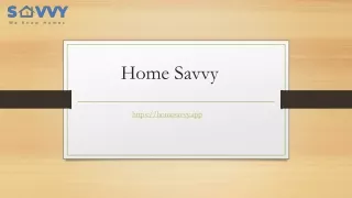 home savvy