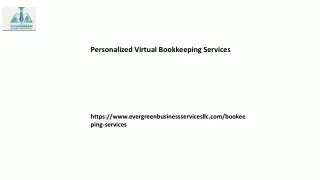 Personalized Virtual Bookkeeping Services Evergreenbusinessservicesllc.com......