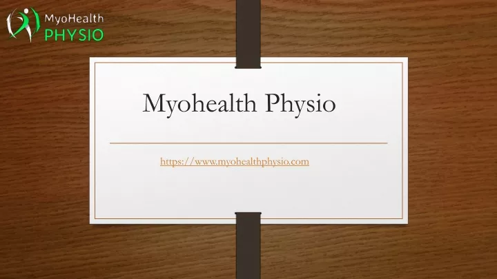 myohealth physio