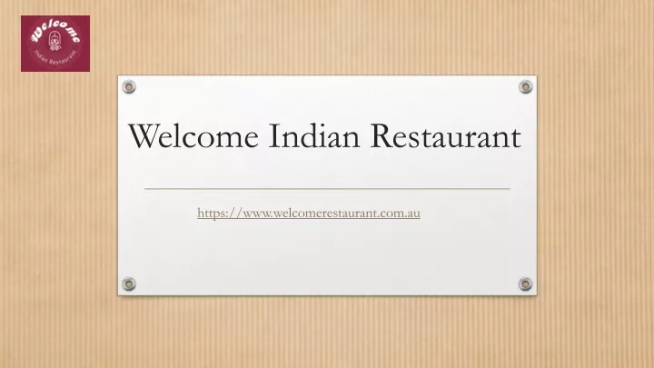 welcome indian restaurant